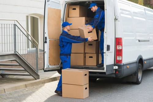 Local removal team handling office relocation in Barnet