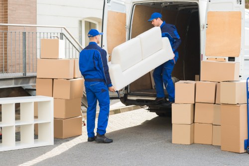 Local man with van service navigating Barnet neighborhood move