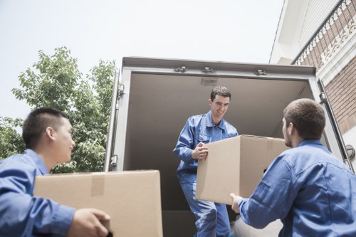 Packing boxes for home moves in Barnet