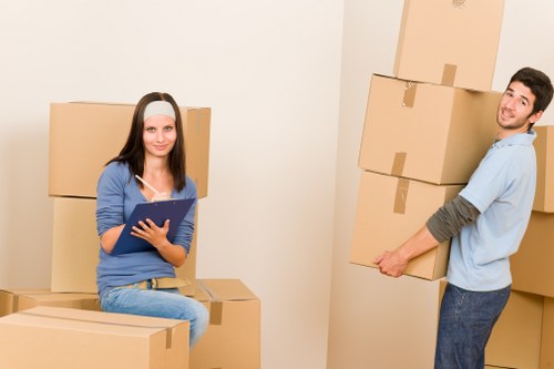 Packing boxes and furniture for a Barnet removal service